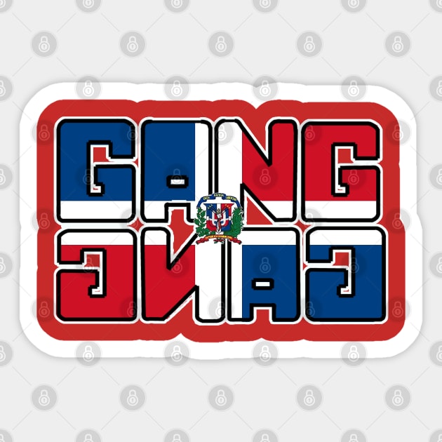 Gang Gang (Team Dominican Republic) Sticker by H.M.I Designz